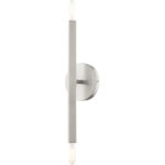 46981-91 2 Light Brushed Nickel ADA Sconce-Lighting LumensWall Sconces