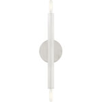 46981-91 2 Light Brushed Nickel ADA Sconce-Lighting LumensWall Sconces