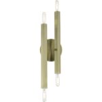 46982-01 4 Light Antique Brass ADA Sconce-Lighting LumensWall Sconces