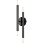 46982-46 4 Light Black Chrome ADA Sconce-Lighting LumensWall Sconces