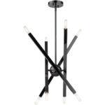 46985-46 8 Light Black Chrome Chandelier-Lighting LumensChandeliers