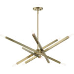 46986-01 10 Light Antique Brass Chandelier-Lighting LumensChandeliers