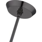 47071-46 1 Light Black Chrome Crystal Single Pendant-Lighting LumensPendant Lights