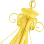 49066-82 6 Light Shiny Yellow Large Chandelier-Lighting LumensChandeliers