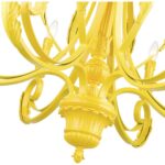 49066-82 6 Light Shiny Yellow Large Chandelier-Lighting LumensChandeliers