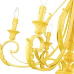 49066-82 6 Light Shiny Yellow Large Chandelier-Lighting LumensChandeliers