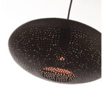 1 Light Bronze Penda with Bronze Ornamental Metal with Gold finish Inside Shade-Lighting LumensPendant Lights