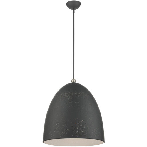 3 Light Scandinavian Gray Pendant light Hanging Light Fixture with Scandinavian Gray Ornamental Metal with White finish Inside Shade-Lighting LumensPendant Lights