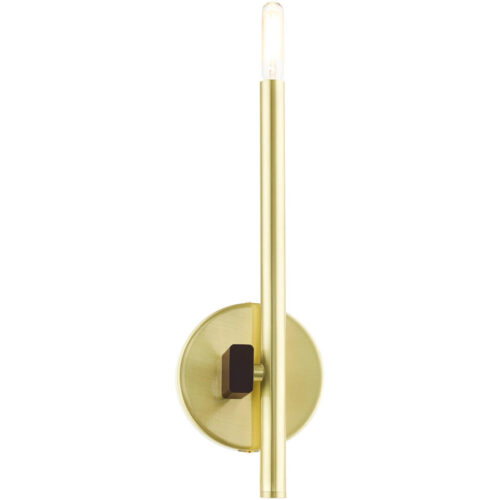 49341-12 1 Light Satin Brass ADA Single Sconce-Lighting LumensWall Sconces