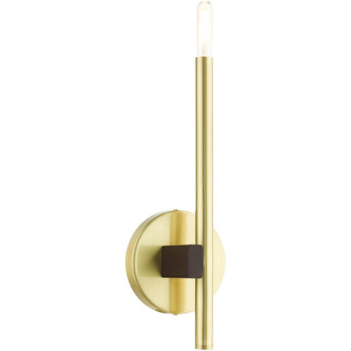 49341-12 1 Light Satin Brass ADA Single Sconce-Lighting LumensWall Sconces