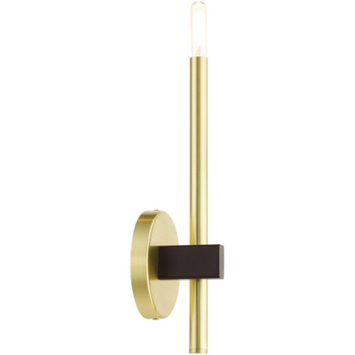 49341-12 1 Light Satin Brass ADA Single Sconce-Lighting LumensWall Sconces