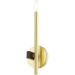 49341-12 1 Light Satin Brass ADA Single Sconce-Lighting LumensWall Sconces