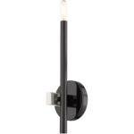 49341-46 1 Light Black Chrome ADA Single Sconce-Lighting LumensWall Sconces