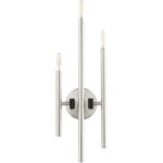 49343-91 3 Light Brushed Nickel ADA Triple Sconce-Lighting LumensWall Sconces