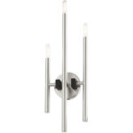 49343-91 3 Light Brushed Nickel ADA Triple Sconce-Lighting LumensWall Sconces