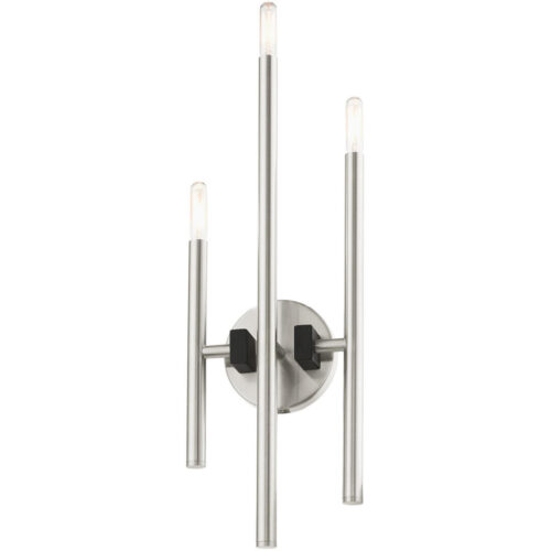 49343-91 3 Light Brushed Nickel ADA Triple Sconce-Lighting LumensWall Sconces