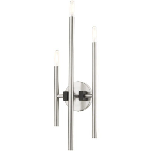 49343-91 3 Light Brushed Nickel ADA Triple Sconce-Lighting LumensWall Sconces