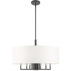 49376-76 7 Light Scandinavian Gray Pendant Chandelier-Lighting LumensChandeliers