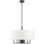 49376-76 7 Light Scandinavian Gray Pendant Chandelier-Lighting LumensChandeliers