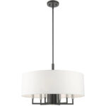 49376-76 7 Light Scandinavian Gray Pendant Chandelier-Lighting LumensChandeliers