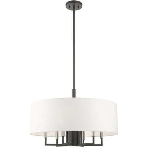 49376-76 7 Light Scandinavian Gray Pendant Chandelier-Lighting LumensChandeliers