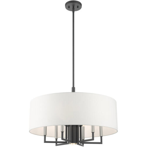 49376-76 7 Light Scandinavian Gray Pendant Chandelier-Lighting LumensChandeliers