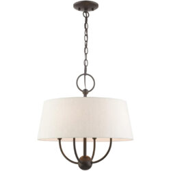 49444-92 4 Light English Bronze  Pendant Chandelier-Lighting LumensChandeliers