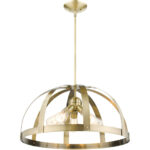 49645-01 5 Light Antique Brass Pendant Chandelier-Lighting LumensChandeliers