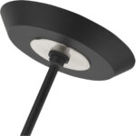 49733-14 4 Light Textured Black with Brushed Nickel Accents Chandelier-Lighting LumensChandeliers