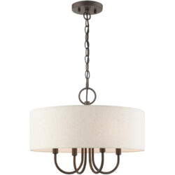 49804-92 4 Light English Bronze  Pendant Chandelier-Lighting LumensChandeliers