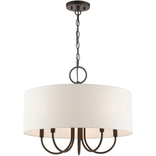 49805-92 5 Light English Bronze  Pendant Chandelier-Lighting LumensChandeliers