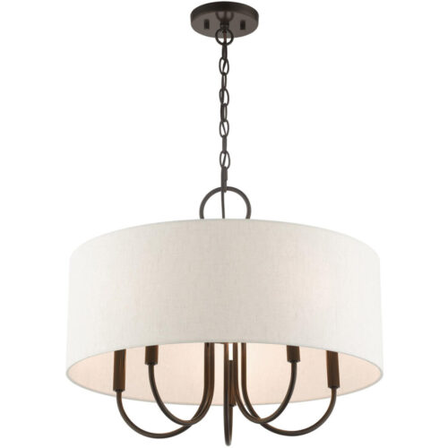 49805-92 5 Light English Bronze  Pendant Chandelier-Lighting LumensChandeliers