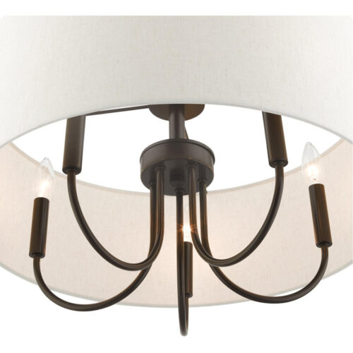 49805-92 5 Light English Bronze  Pendant Chandelier-Lighting LumensChandeliers