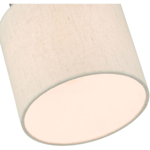 49807-91 1 Light Brushed Nickel Semi Flush-Lighting LumensSemi Flush