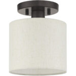 49807-92 1 Light English Bronze Semi Flush-Lighting LumensSemi Flush