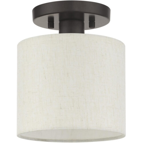 49807-92 1 Light English Bronze Semi Flush-Lighting LumensSemi Flush