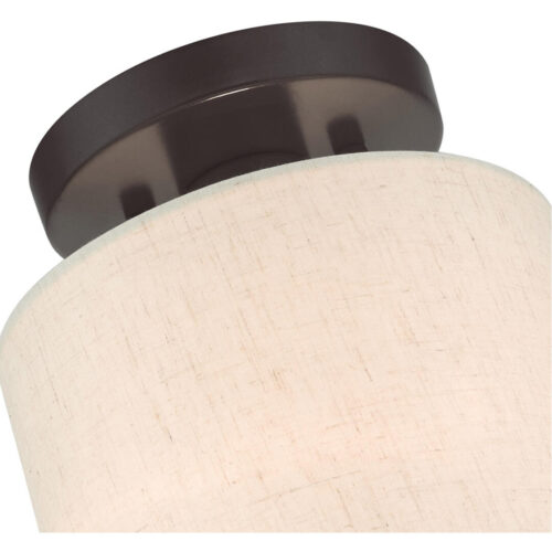 49807-92 1 Light English Bronze Semi Flush-Lighting LumensSemi Flush