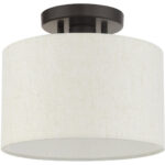 49808-92 1 Light English Bronze Semi Flush-Lighting LumensSemi Flush