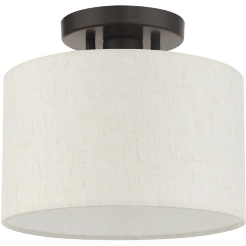 49808-92 1 Light English Bronze Semi Flush-Lighting LumensSemi Flush