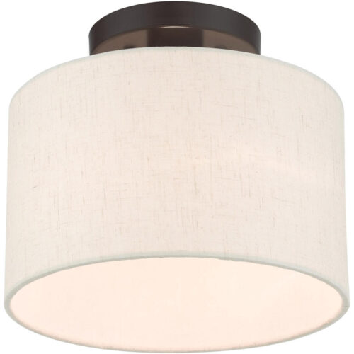 49808-92 1 Light English Bronze Semi Flush-Lighting LumensSemi Flush