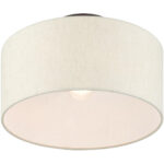 49809-92 1 Light English Bronze Semi Flush-Lighting LumensSemi Flush