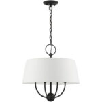 49844-04 4 Light Black Pendant Chandelier-Lighting LumensChandeliers