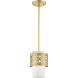 49861-33 1 Light Soft Gold Single Pendant-Lighting LumensPendant Lights