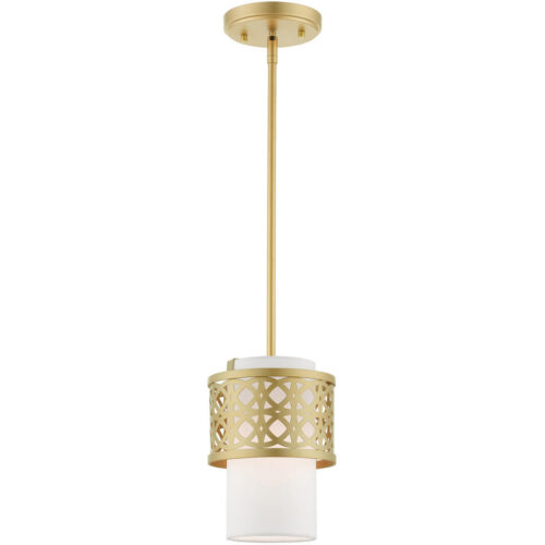 49861-33 1 Light Soft Gold Single Pendant-Lighting LumensPendant Lights