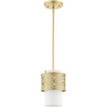 49861-33 1 Light Soft Gold Single Pendant-Lighting LumensPendant Lights