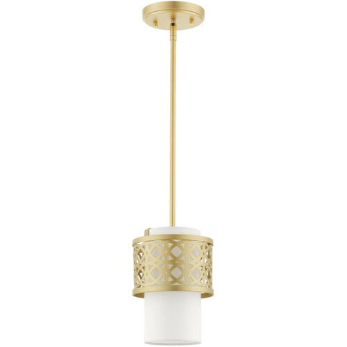 49861-33 1 Light Soft Gold Single Pendant-Lighting LumensPendant Lights