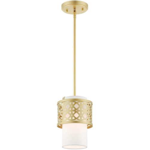 49861-33 1 Light Soft Gold Single Pendant-Lighting LumensPendant Lights