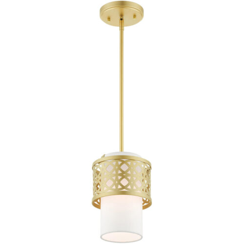 49861-33 1 Light Soft Gold Single Pendant-Lighting LumensPendant Lights