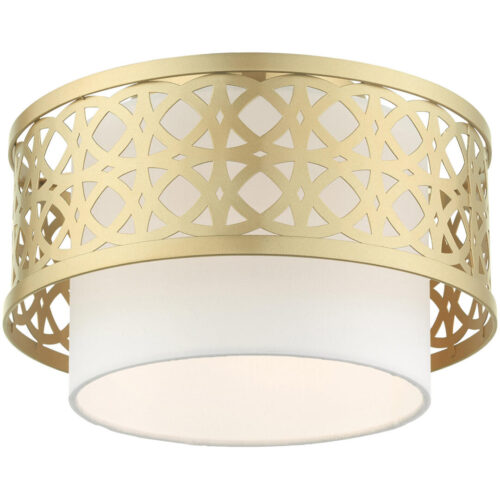 49862-33 1 Light Soft Gold Semi Flush-Lighting LumensSemi Flush