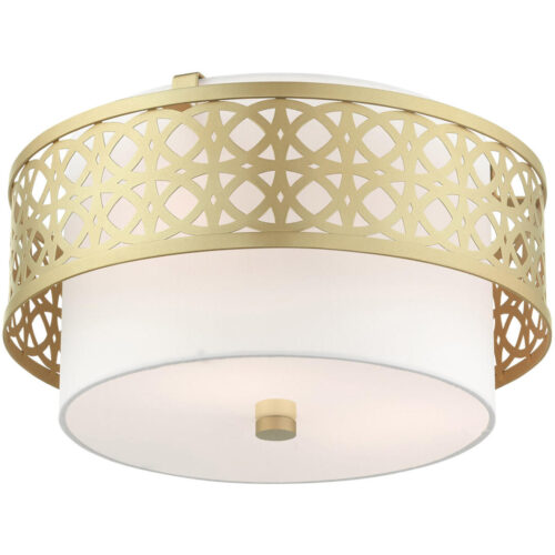 49863-33 3 Light Soft Gold Semi Flush-Lighting LumensSemi Flush